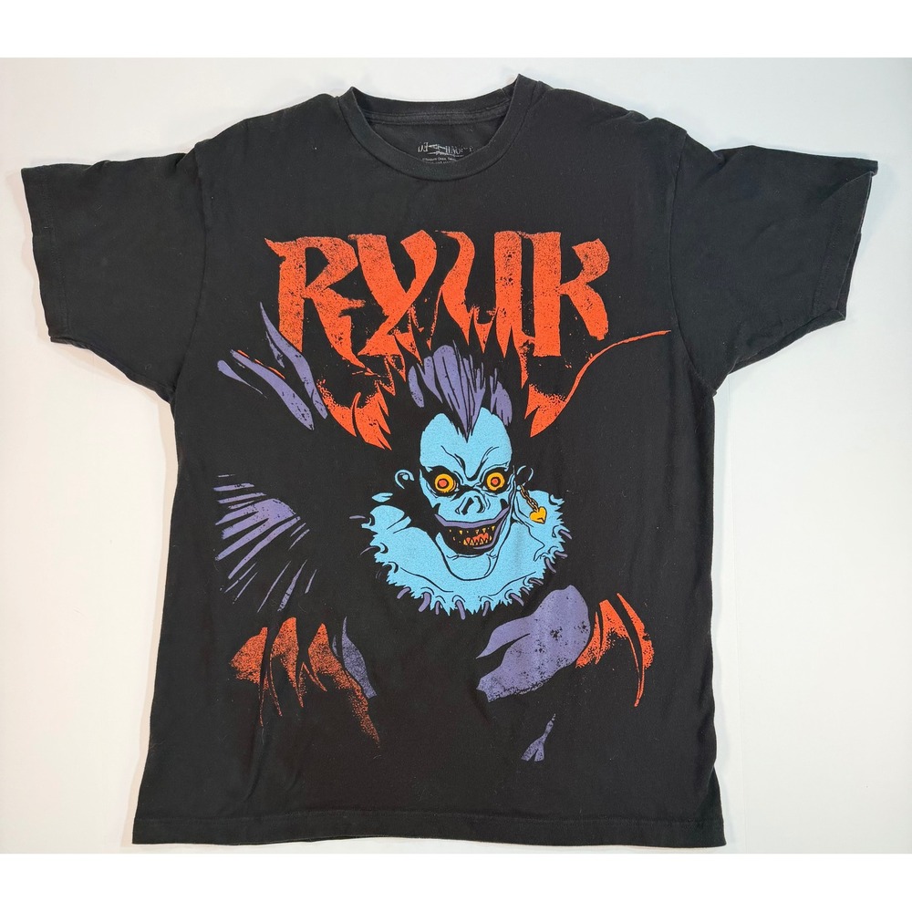 Death Note Ryuk Shinigami Graphic T-Shirt Black Viz Media Anime Manga Mens L